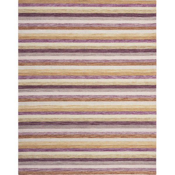 CompanyC Jazzy Handmade Wool Red/Pink/Purple Rug Wayfair